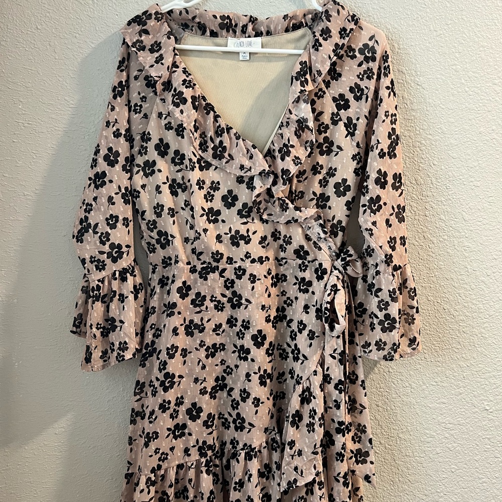 Floral western dress